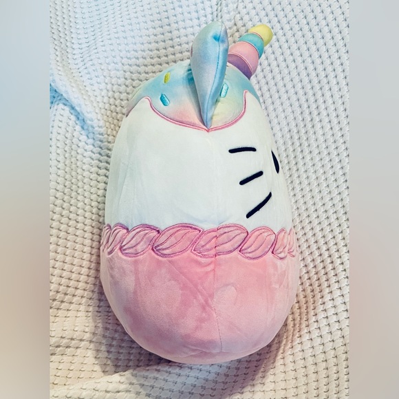 Squishmallow Sanrio Hello Kitty 12” Plushy ice cream with sprinkles Colorful - Picture 4 of 16